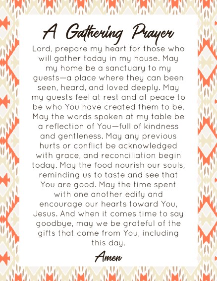A Gathering Prayer (1)
